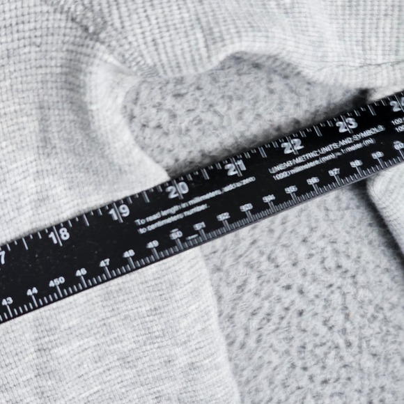 Abercrombie & Fitch Henley Shirt Mens 2XL Waffle Knit Muscle Fit Long Sleeve Y2K - Picture 5 of 8